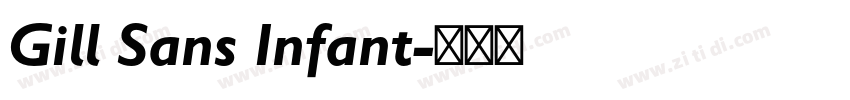 Gill Sans Infant字体转换